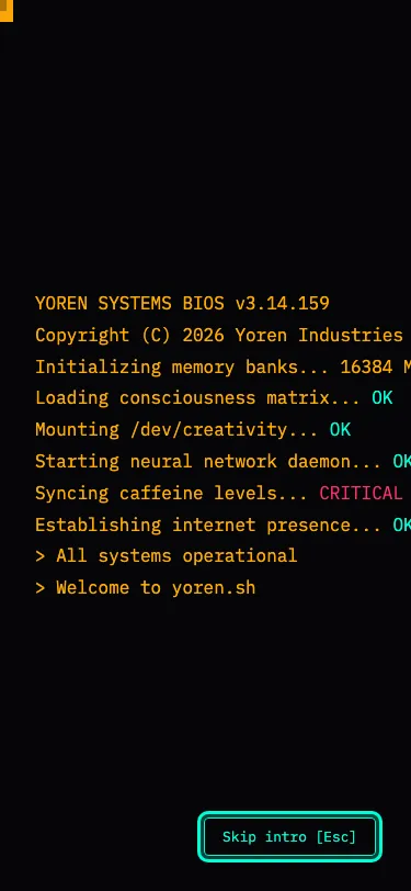Boot Sequence (Mobile)